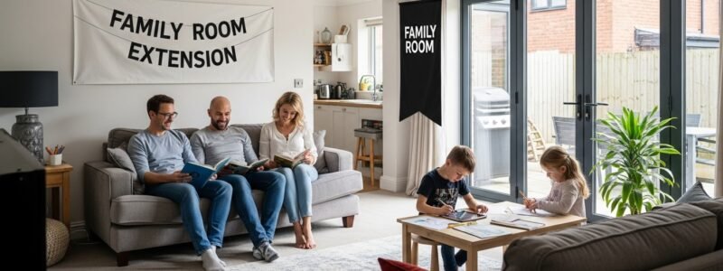 family room extension family room extension