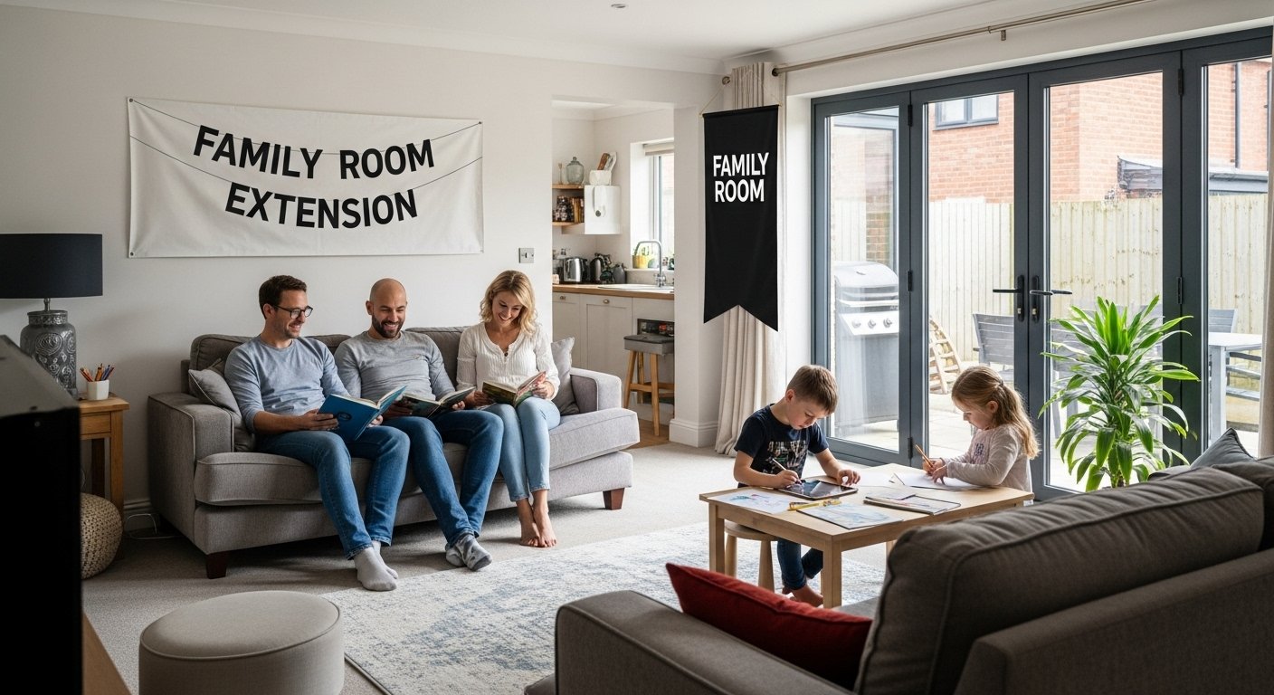 family room extension