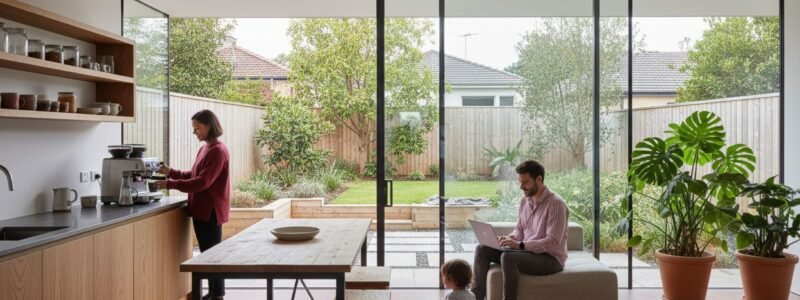 modern home extension, family living, contemporary architecture