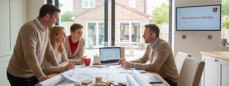 rear extension planning family rear extension planning family