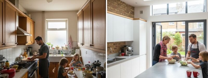 kitchen extension transformation kitchen extension transformation