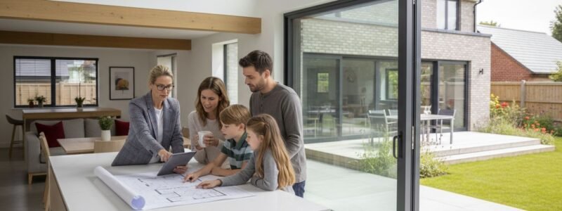 modern home extension